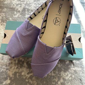 Toms Alpargata Dusky Purple Heritage Canvas Shoes NEW with Box